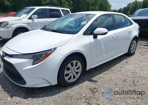 2021 Toyota Corolla Le z USA, uszkodzony, nr VIN 5YFEPMAE3MP267227